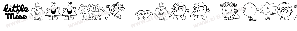 Little Miss Wonderful字体转换